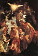 Paolo Veronese The Baptism of Christ France oil painting artist